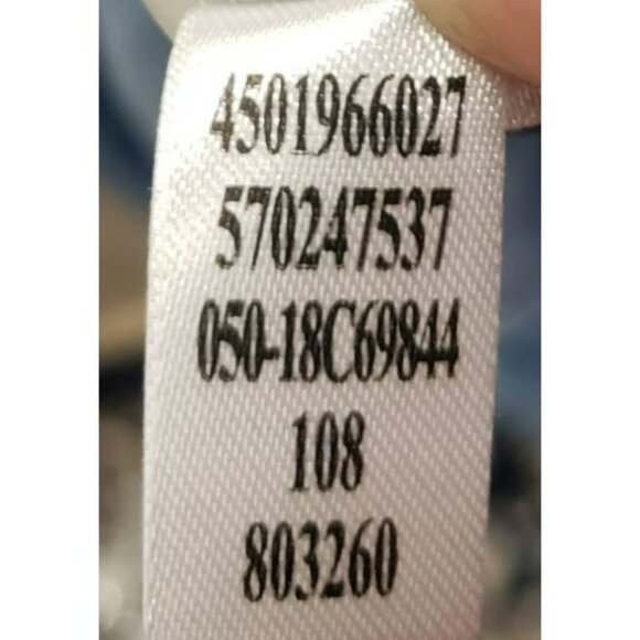 CHICO'S Women's Chambray Maxi Dress Denim Blue Half Sleeve Size 14 100% TENCEL - Picture 9 of 9